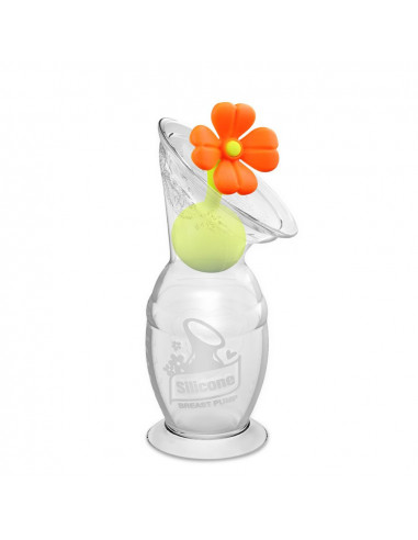 Breast Pump + Flower Stopper Giftbox 100ml - Orange