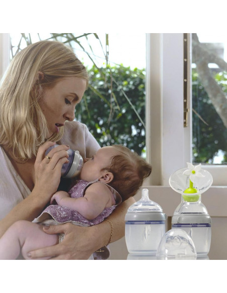 Generation 3 Silicone Pump and Bottle Pack - Grey