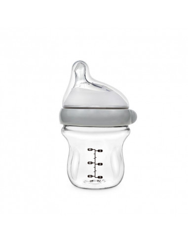 Generation 3 Glass Baby Bottle 90ml - Grey