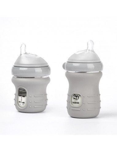 Silicone Glass Baby Bottle Cover - 90ml