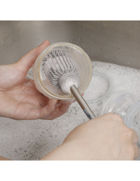 Silicone Cleaning Brush Kit - Suva Grey