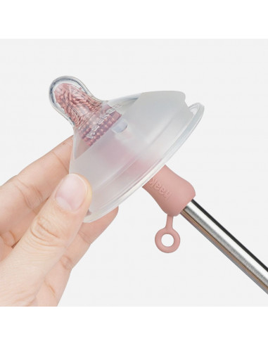 Double sided cleaning brush Soft - Gray