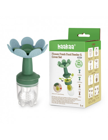 Blumenförmiger Fruchtsauger und Gefrierhülle...