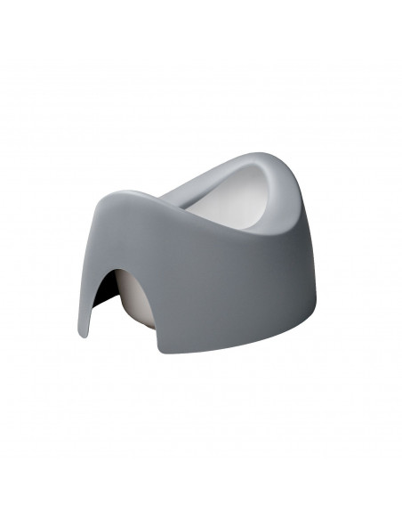 Töpfchen Grau / Weiß