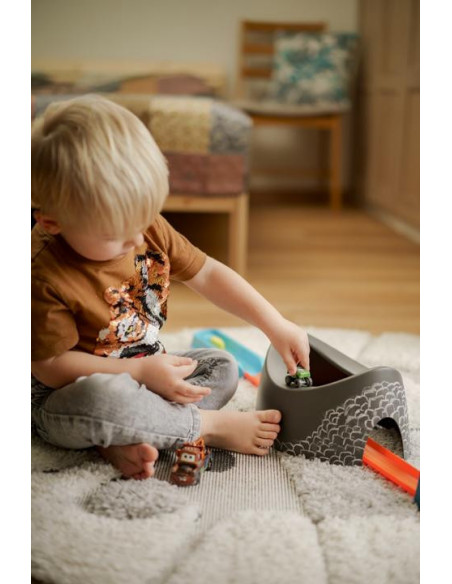 Töpfchen Grau / Weiß