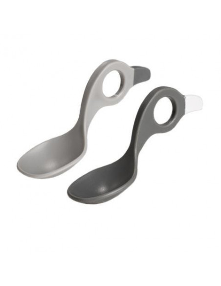 Babylöffel Set Hellgrau / Grau