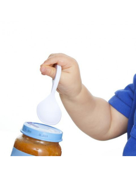 Babylöffel Set Olivgrün / Rosa