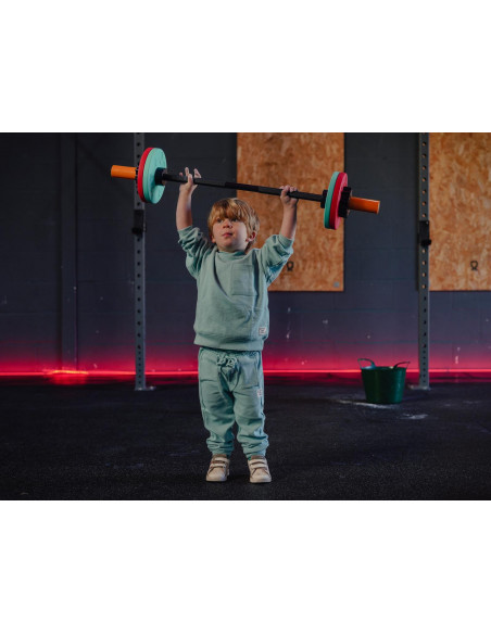 Fit Kidz Barbell & Bumper Plate Set