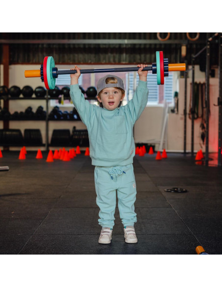 Fit Kidz Barbell & Bumper Plate Set