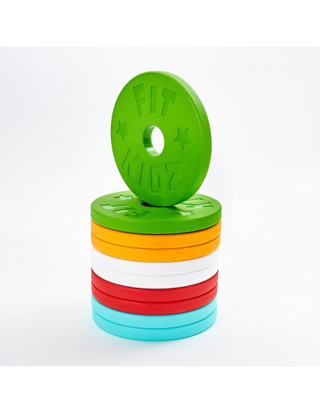 Fit Kidz Bumper Plate White (pair)