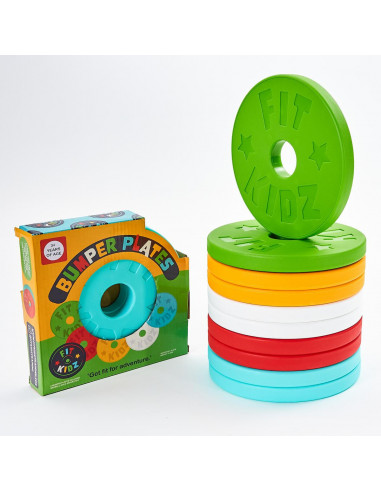 Fit Kidz Bumper Plate White (pair)