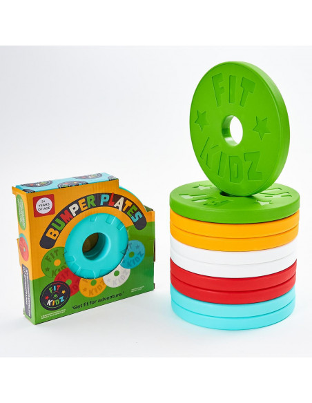 Fit Kidz Bumper Plate White (pair)