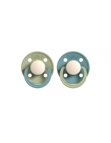 Rebael Pacifier 2er-Pack, Cloudy Pearly Snake / Rainy Pearly Dolphin, Size 1 (6 months)