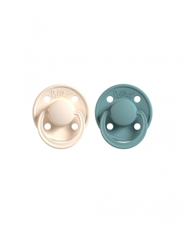 Rebael Pacifier 2er-Pack, Mono Champagne / Powder, Size 2 (6+ months))