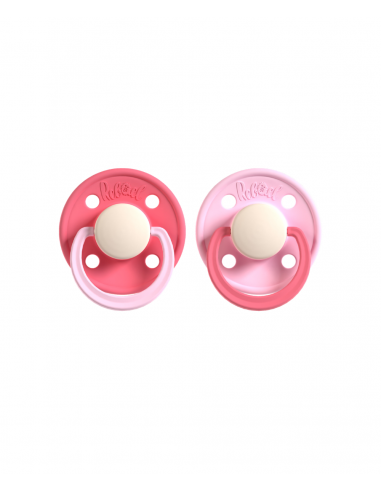 Rebael Pacifier 2er-Pack, Cloudy Pearly Lion/Dusty Pearly Dolphin, Size 2 (6+ months))