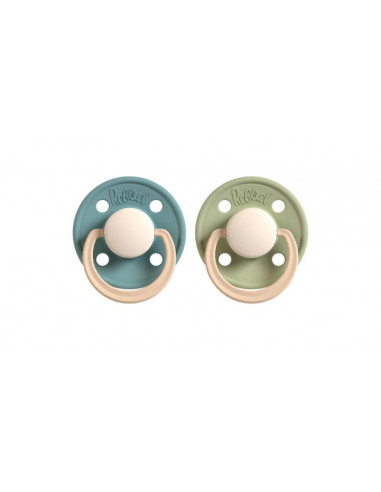 Rebael Pacifier 2er-Pack, Rainy Pearly Lion / Cloudy Pearly Lion, 2-Pack, Size 2 (6+ months))