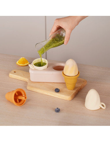 Freeze-N-Sip Ice Cream Mould Set - Marigold