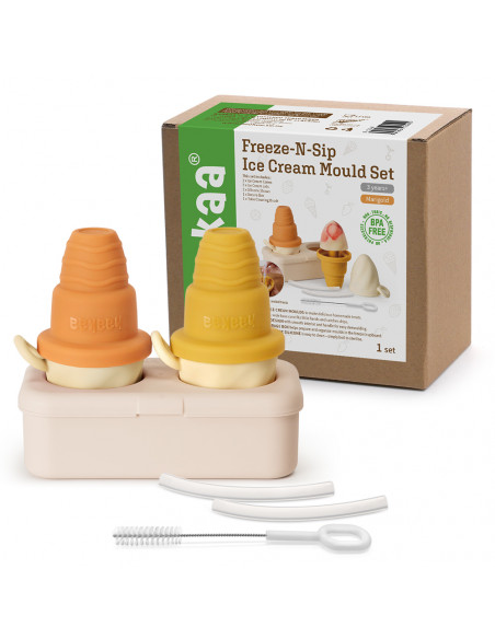 Freeze-N-Sip Ice Cream Mould Set - Marigold