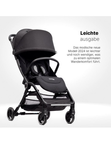 Kinderwagen S1 Plus Schwarz