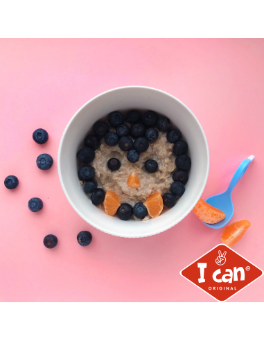 Babylöffel Set Himmelblau / Weiß