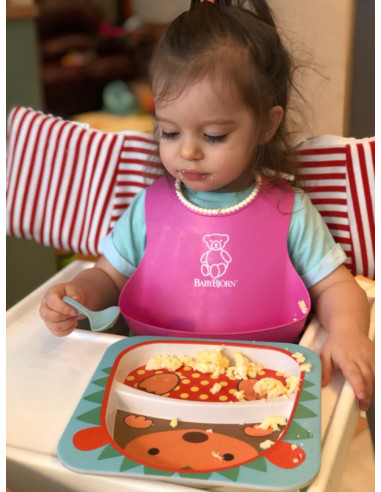 Babylöffel Set Himmelblau / Weiß