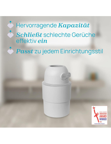 Telescope Diaper Bin Odour Off