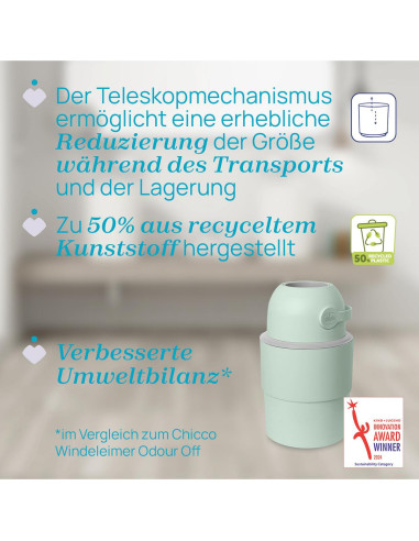 Teleskop Windeleimer Odour Off