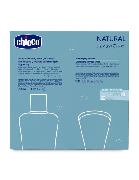 Natural Sensation - Set 2: Shampoo & Körperbad 200 ml + Wickelcreme 4 in 1 100 ml