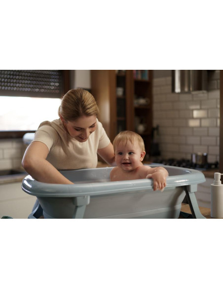 copy of Foldable bath TEGA BABY with plug - Natural Linen