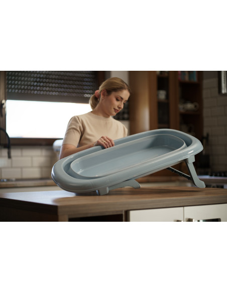 copy of Foldable bath TEGA BABY with plug - Natural Linen