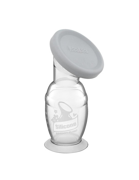Muttermilchpumpe mit Saugfuss 100ml + Silikondeckel Set