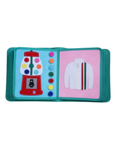 My First Book Kleiderschrank (grün) - Quiet Book 2